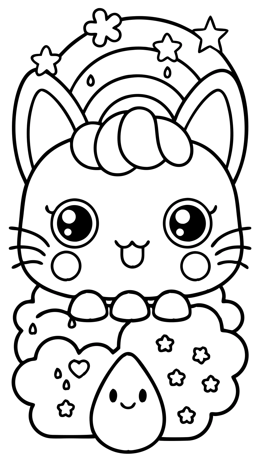 cute kawaii coloring pages